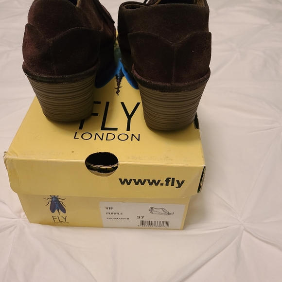 London Fly Suede Wedge size 37 - Picture 3 of 5